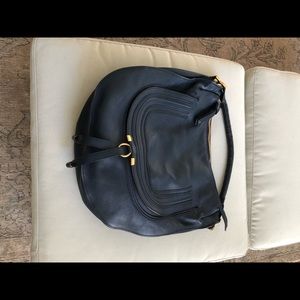 Large Navy Chloe Marcie Bag